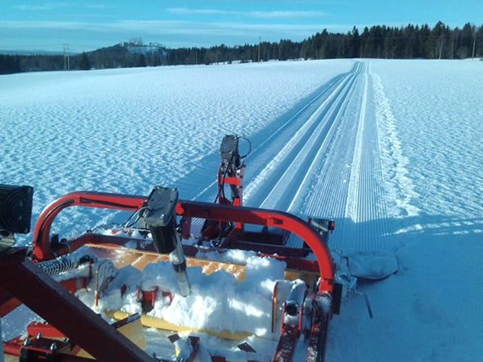 Snow Groomer in Norway